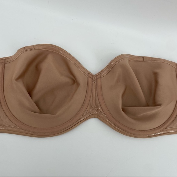NEW Delimira Strapless Bra Natural Beige Underwire 42E - Picture 7 of 7